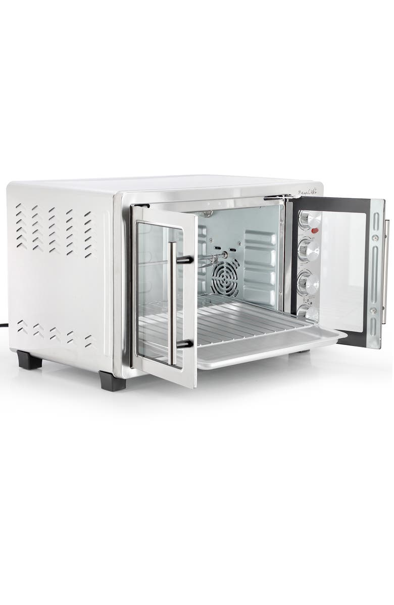 Megachef 47.6 Quart Electric French Door Rotisserie Convection Counter Top Oven, Alternate, color, Grey