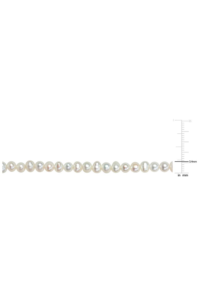 Cultured Freshwater Pearl Necklace, Alternate, color, WHITE