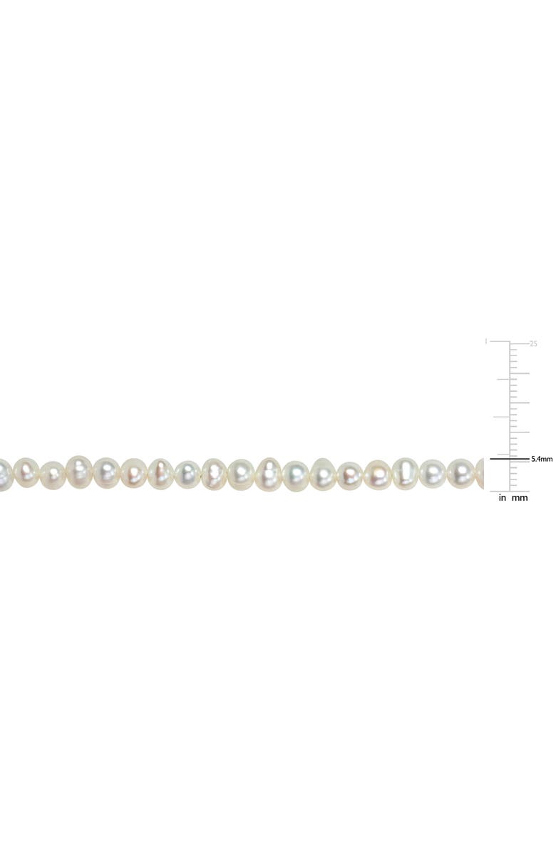 DELMAR Cultured Freshwater Pearl Necklace, Alternate, color, White