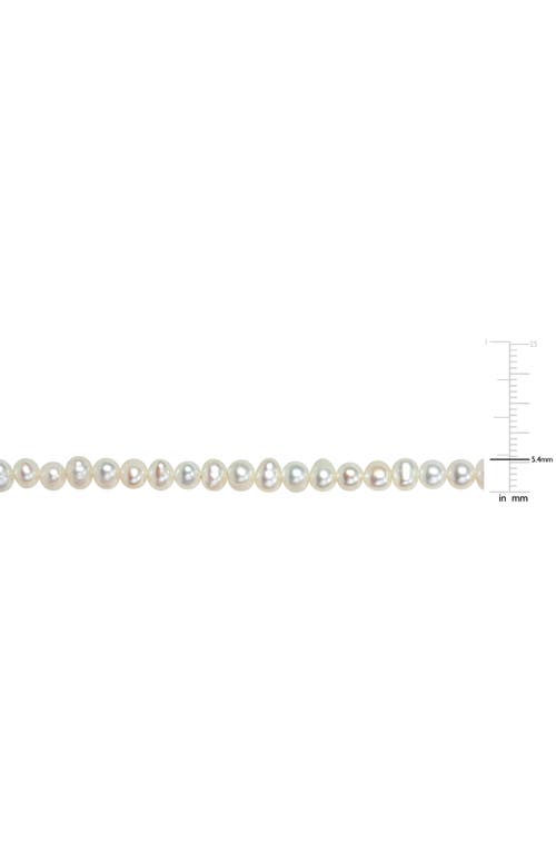 Delmar Cultured Freshwater Pearl Necklace In Gold