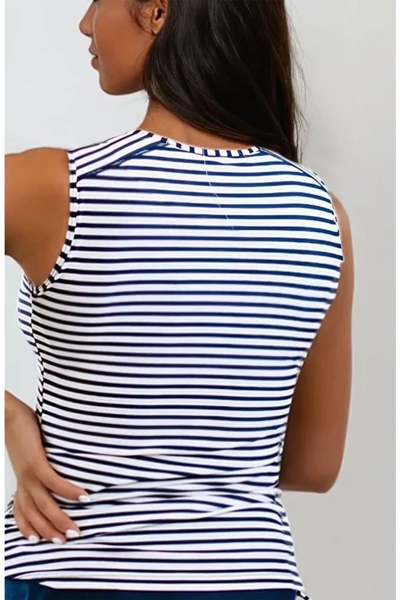 Closed Back Maya Swim Top, Alternate, color, Sunshine Sails