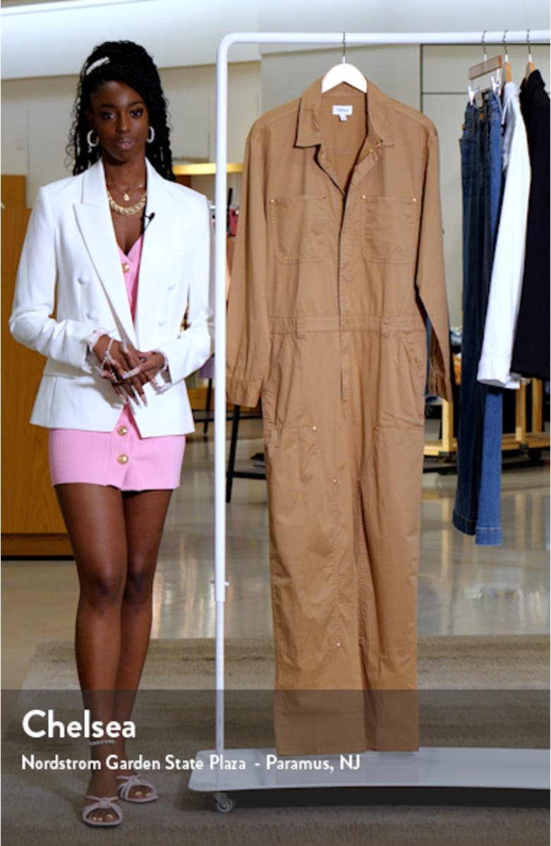 Abigail Twill Workwear Jumpsuit, sales video thumbnail