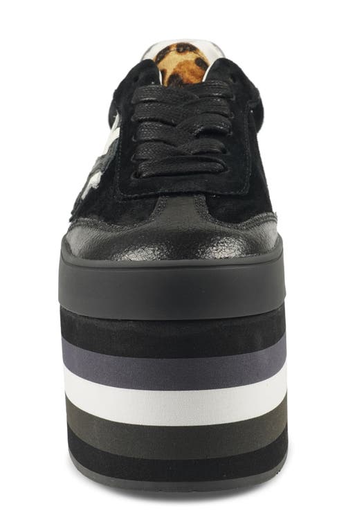 Shop Zigi Breelynn Platform Sneaker In Black Suede