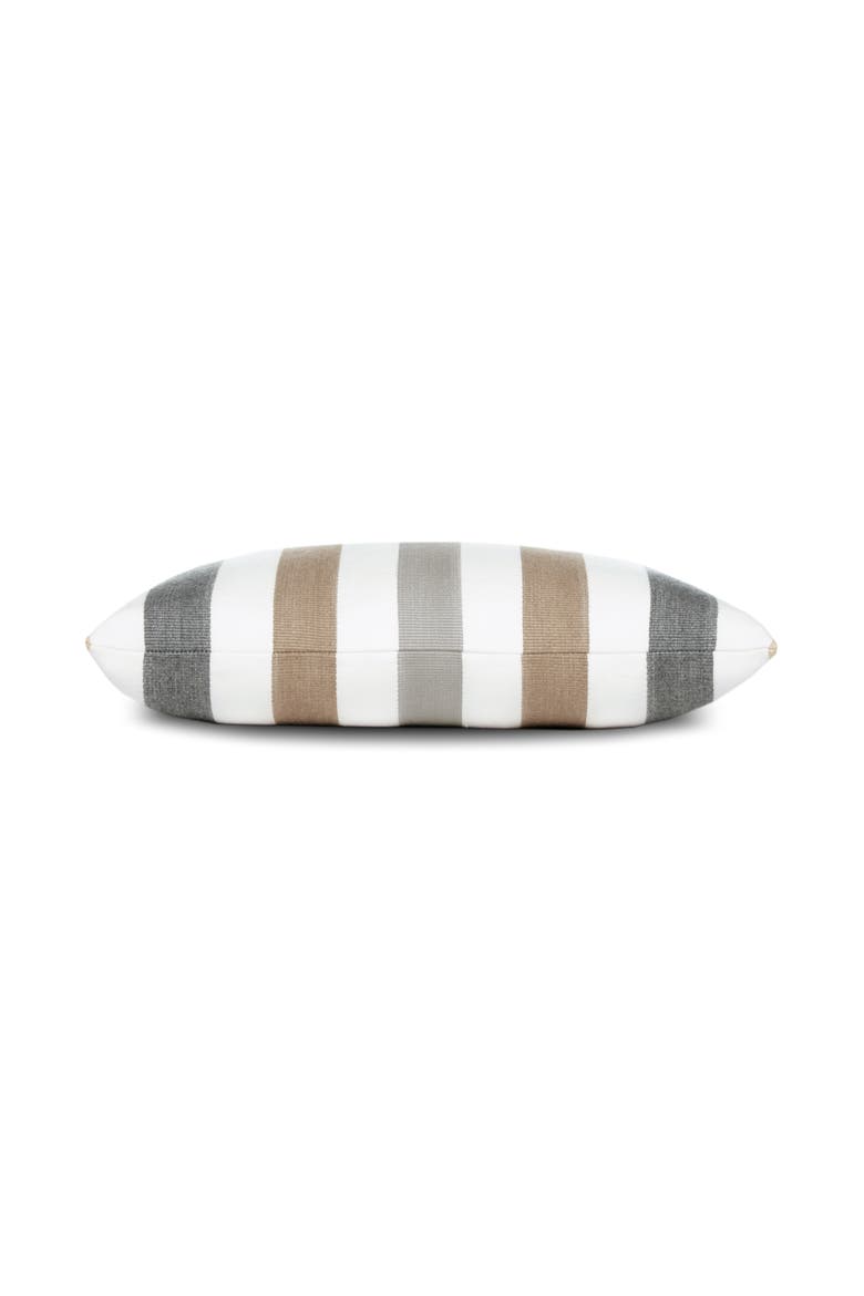 Dune Stripe Indoor & Outdoor Woven Accent Pillow, Alternate, color, Multi