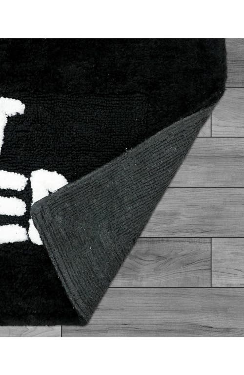 Jean Pierre New York Bet Naked Bath Mat In Black