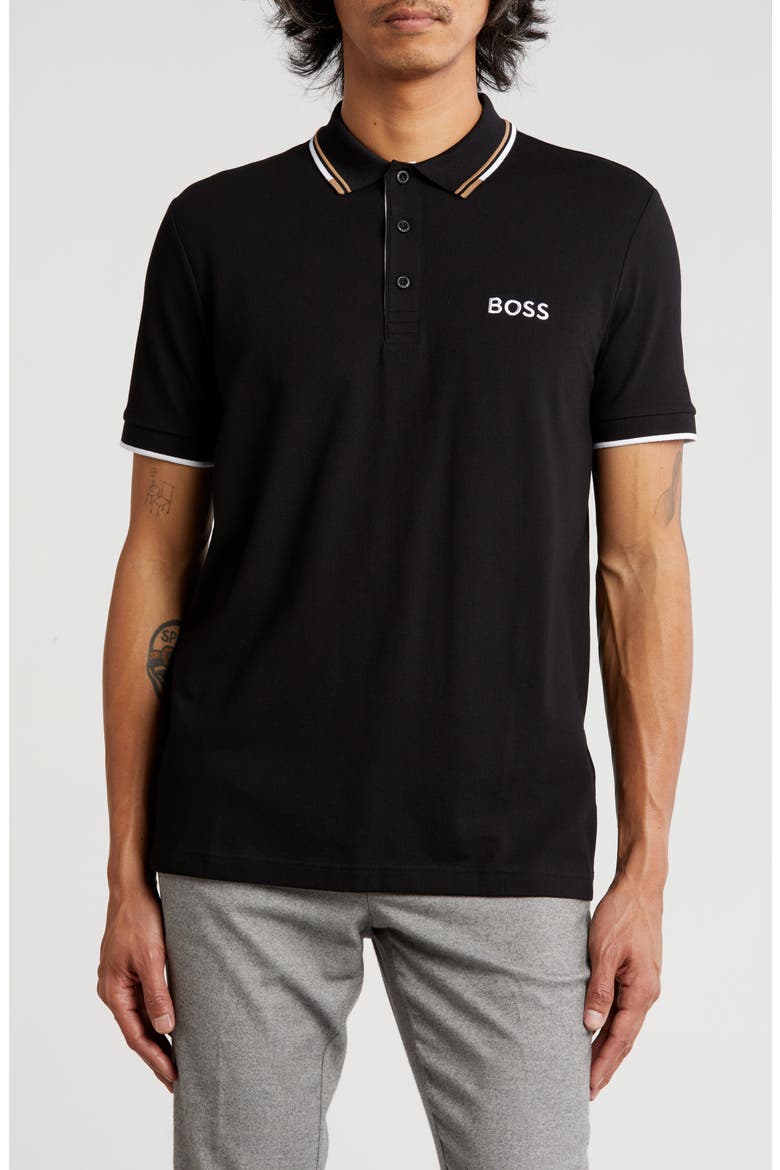 Paddy Pro Golf Polo, Main, color, BLACK