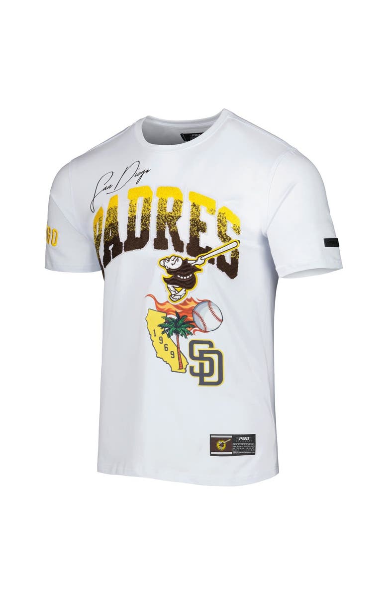 PRO STANDARD Men's Pro Standard White San Diego Padres Hometown T-Shirt, Alternate, color, White