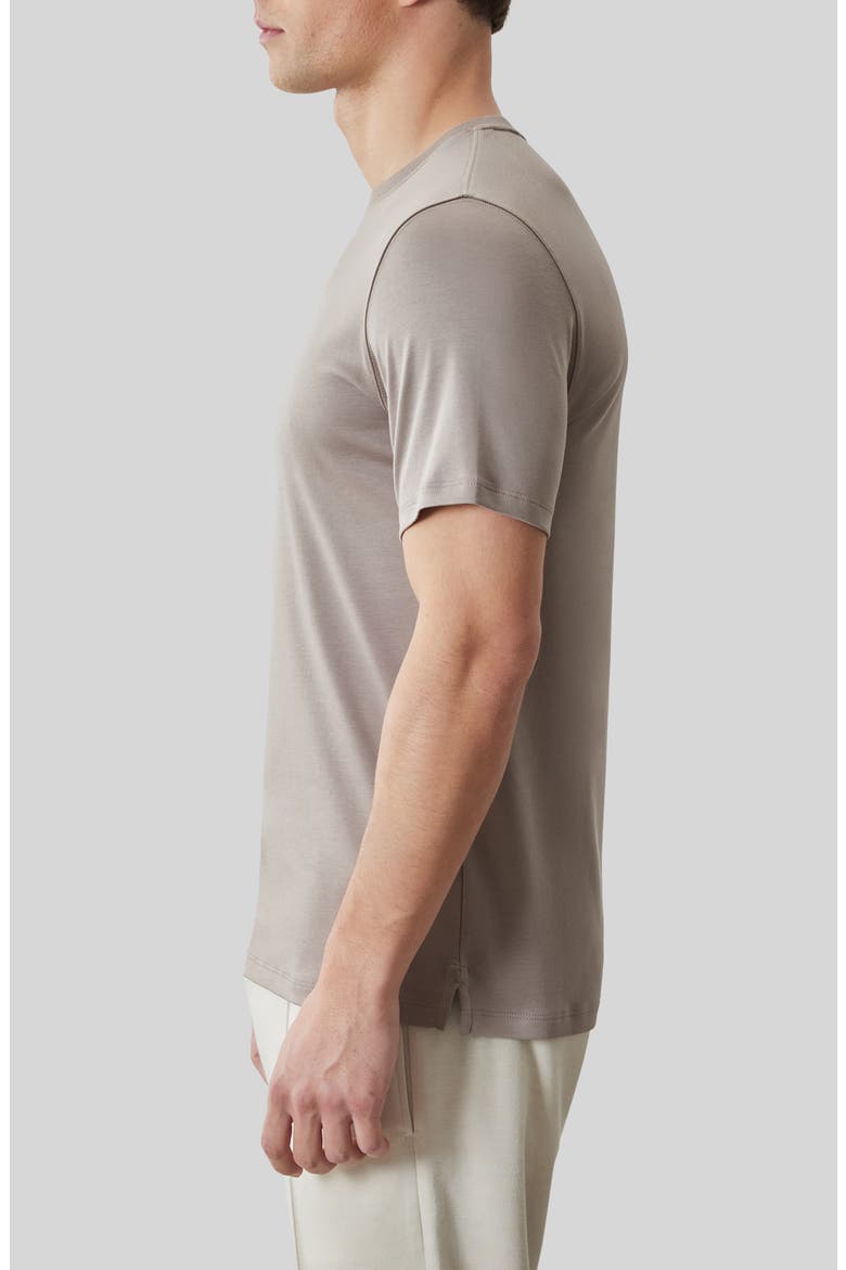 Georgia Pima Cotton T-Shirt, Alternate, color, ASH BROWN