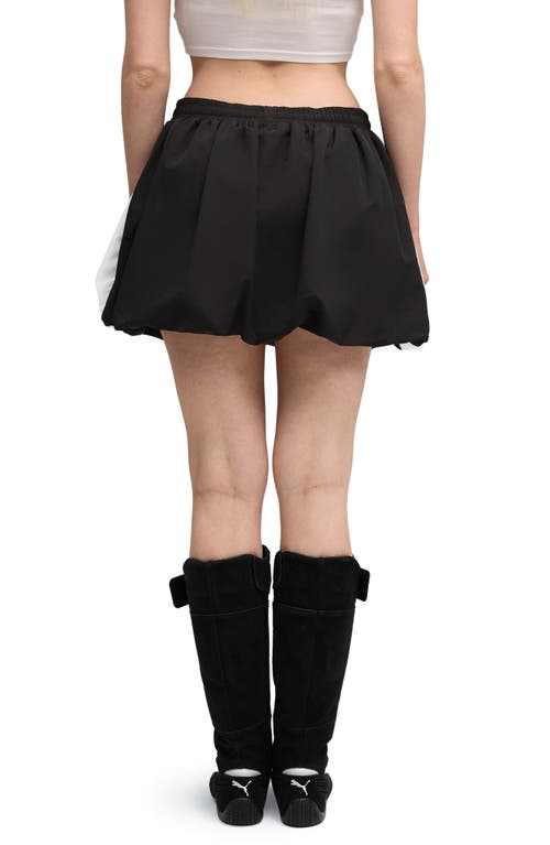 Puma T7 Bubble Hem Skirt In Black