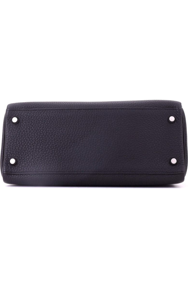 Pre-Owned Hermes Kelly Handbag Black Togo with Palladium Hardware 28, Alternate, color, Noir