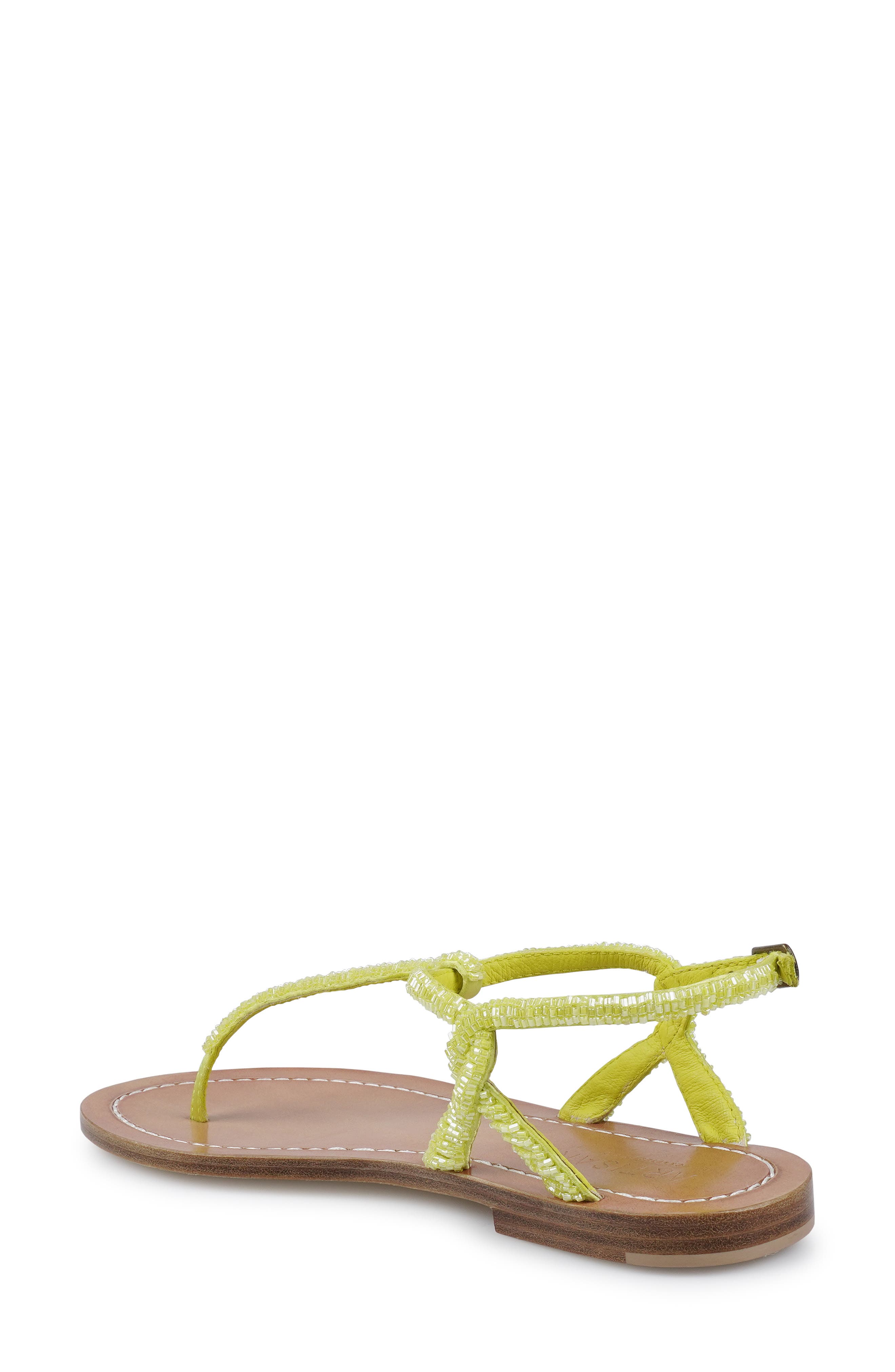 Rorie Ankle Strap Sandal, Alternate, color, LEMON
