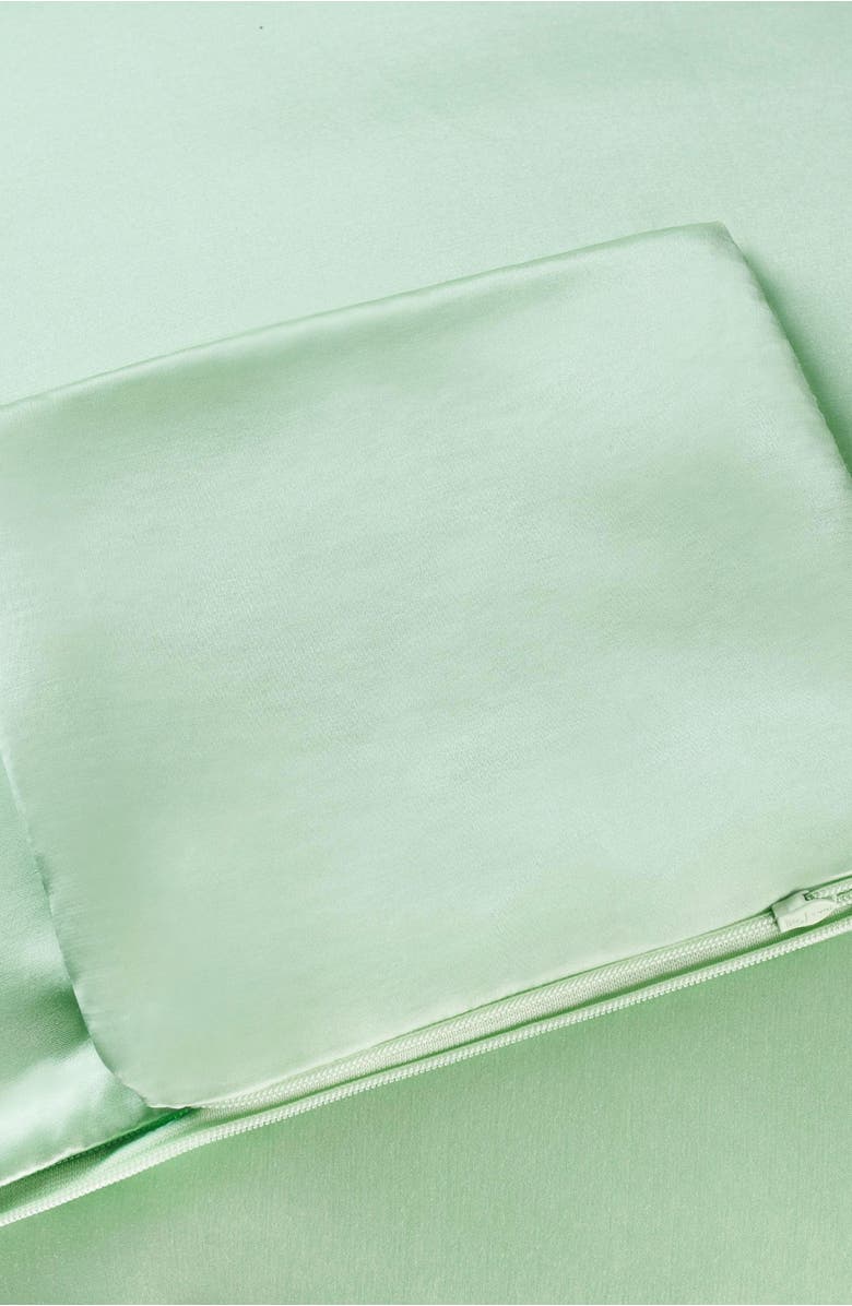 Lilysilk LILYHERB<sup>®</sup> Mint Silk Pillowcase, Alternate, color, Green