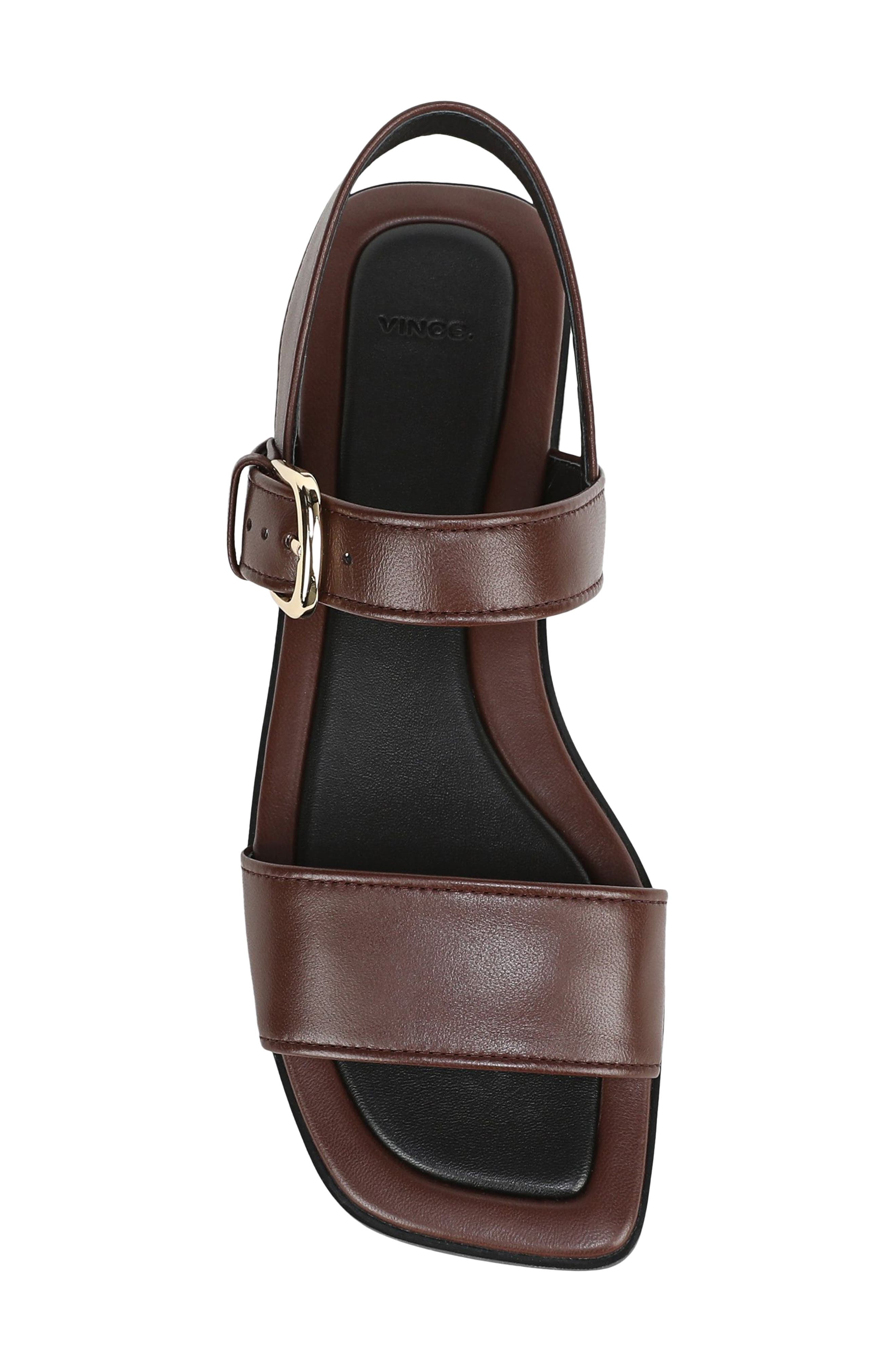 Vega Ankle Strap Sandal, Alternate, color, MOLTON BROWN
