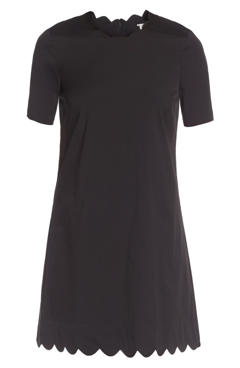 Halogen<sup>®</sup> Scalloped Shift Dress, Alternate, color,