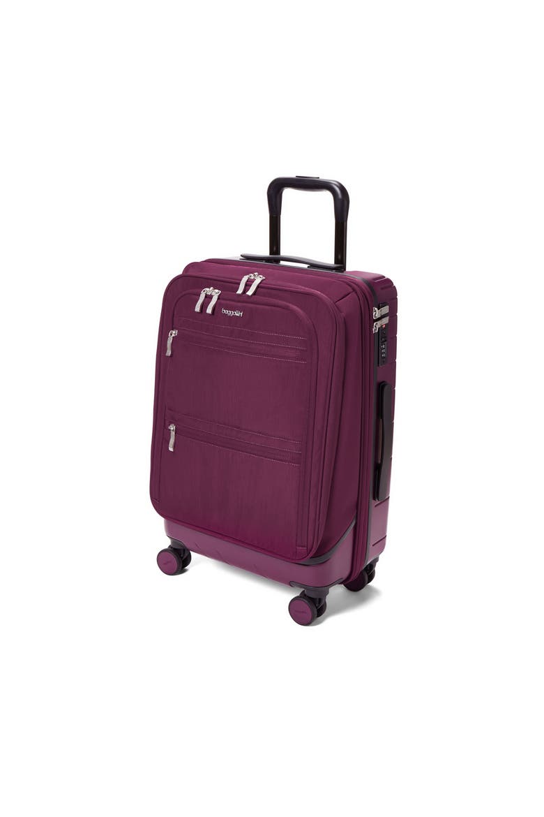Set Wave 22in 4 Wheel Hybrid Carry-On, Alternate, color, MULBERRY