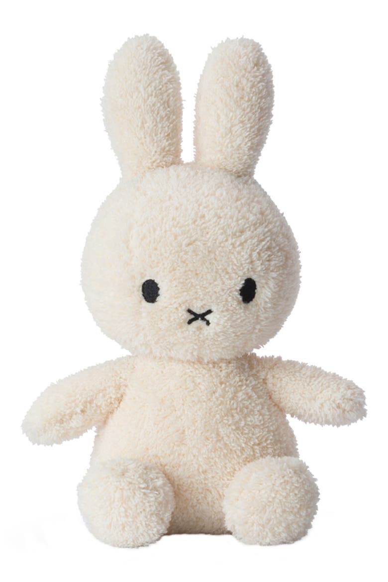 x Miffy Sitting Terry Cloth Stuffed Animal, Main, color, CREAM