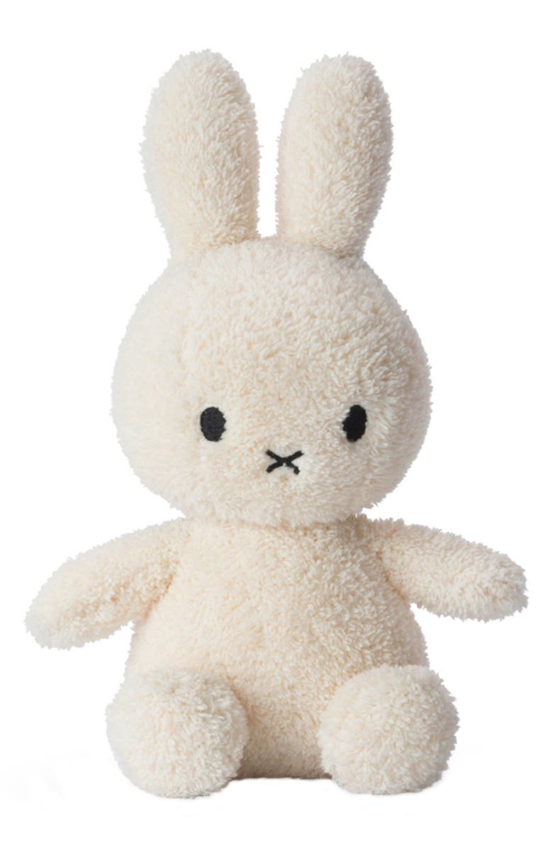Bon Ton Toys x Miffy Sitting Terry Cloth Stuffed Animal, Main, color, Cream
