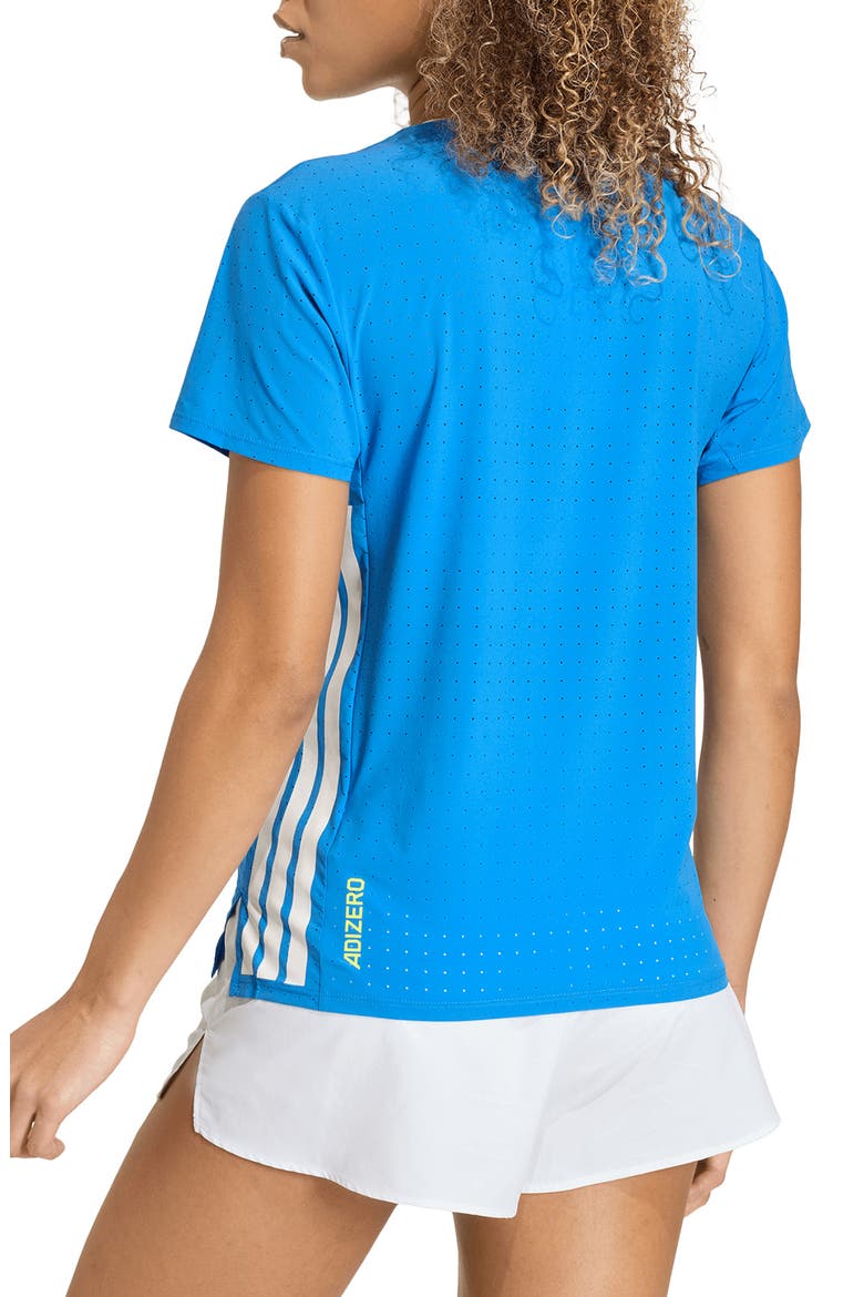 Adizero Running T-Shirt, Alternate, color, RAY BLUE/