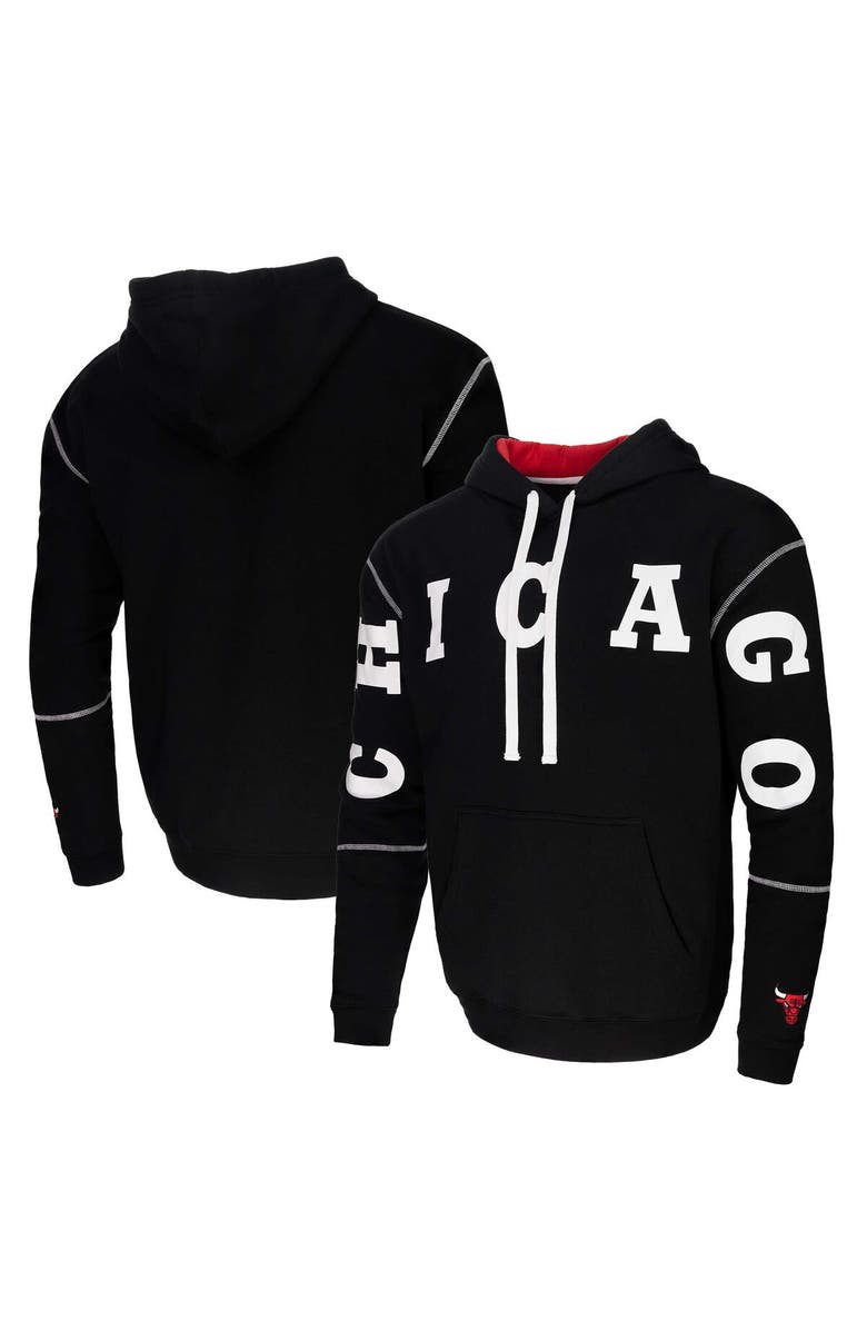 Stadium Essentials Unisex Black Stadium Essentials Chicago Bulls Monument Pullover Hoodie, Main, color, Black