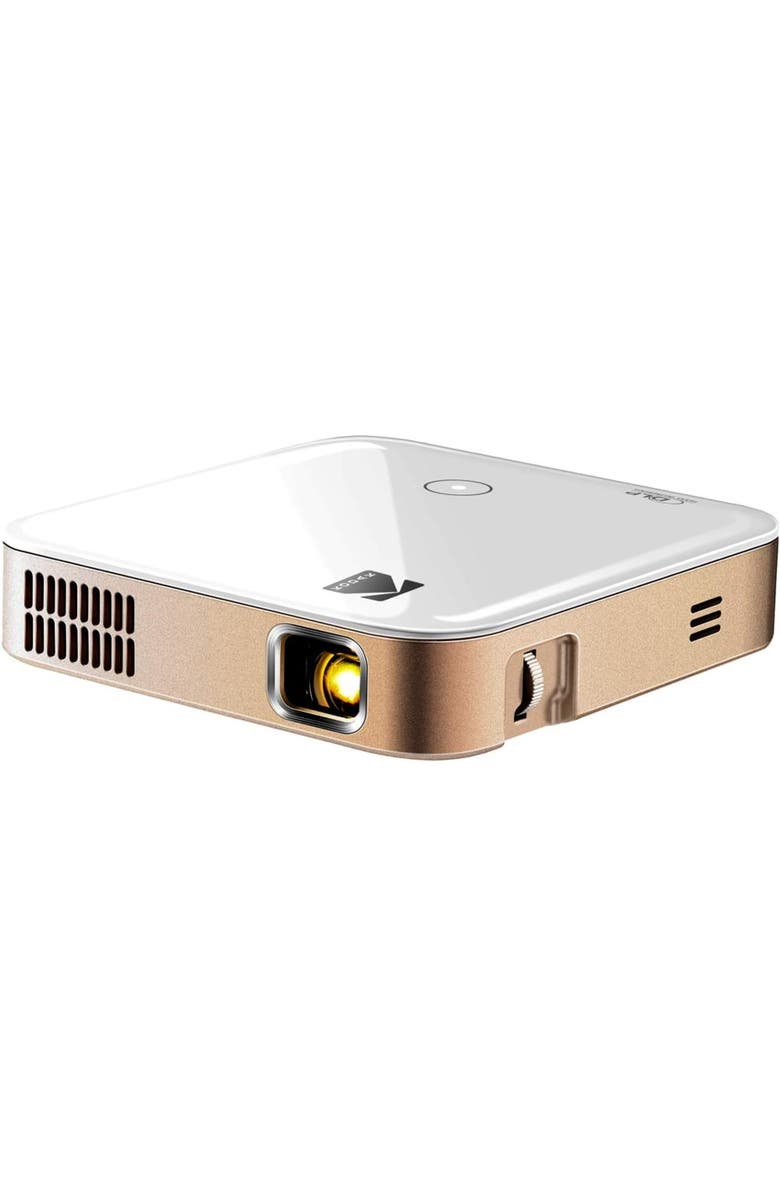 Kodak Luma 350 Smart Projector, Ultra HD Portable Pico Projector with Android 6.0, Bluetooth & More!, Main, color, White