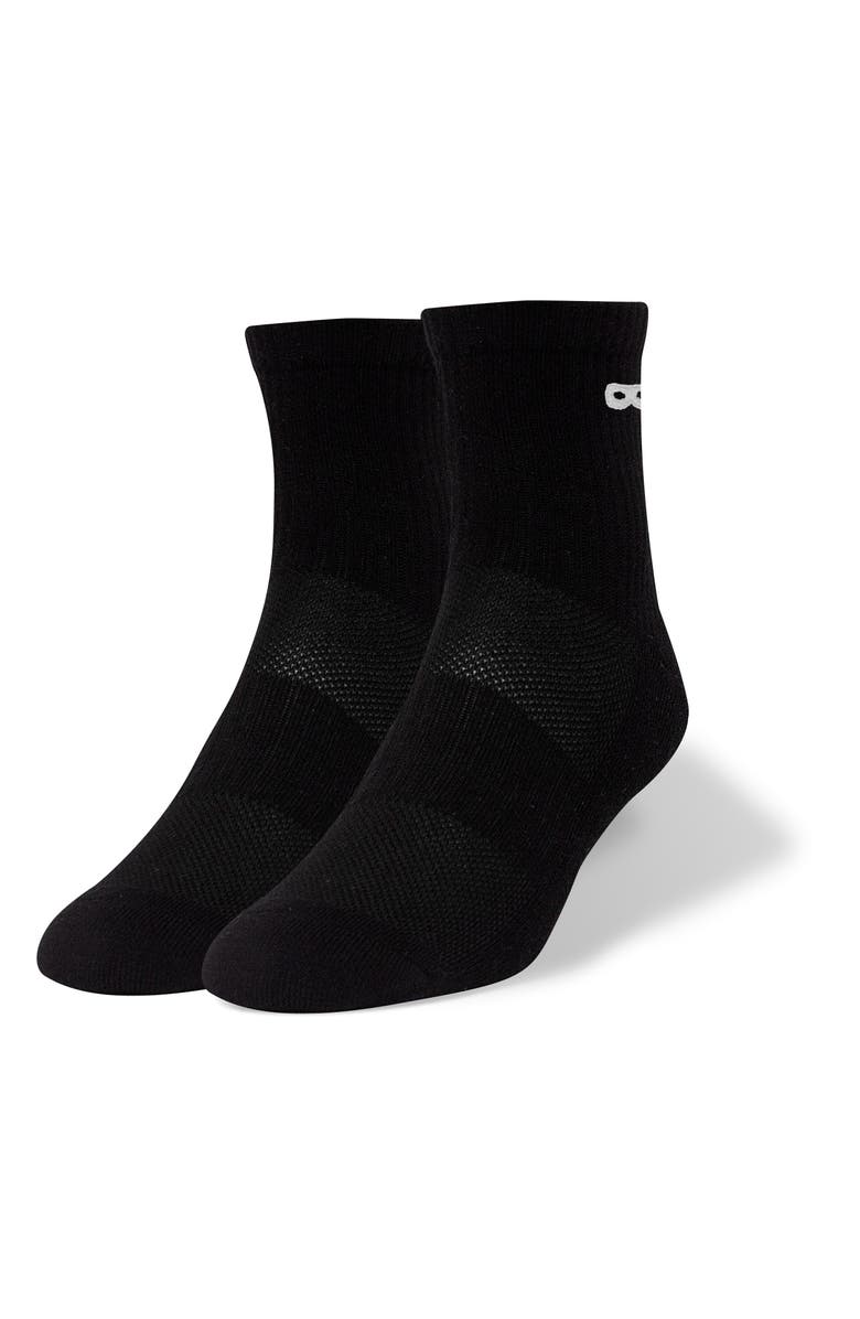 Pair of Thieves 3-Pack Blackout Whiteout Ankle Socks, Alternate, color, Black/White