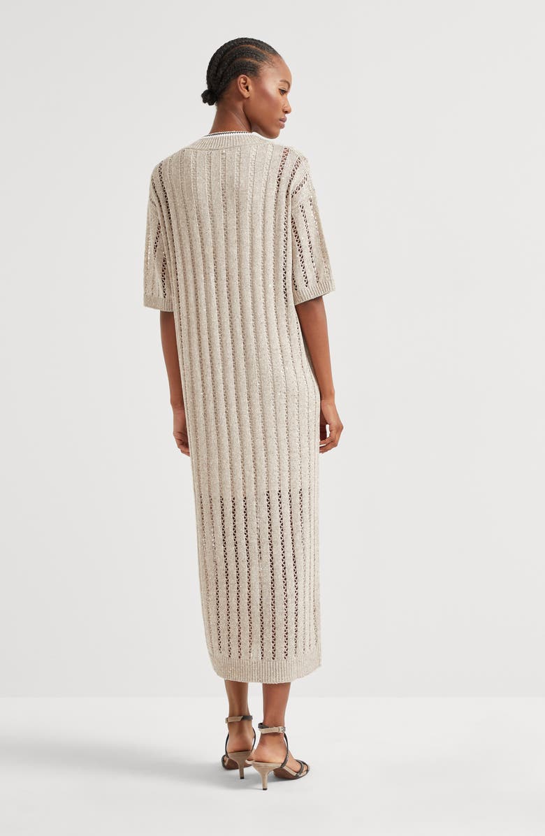 Brunello Cucinelli Dazzling knit dress, Alternate, color,