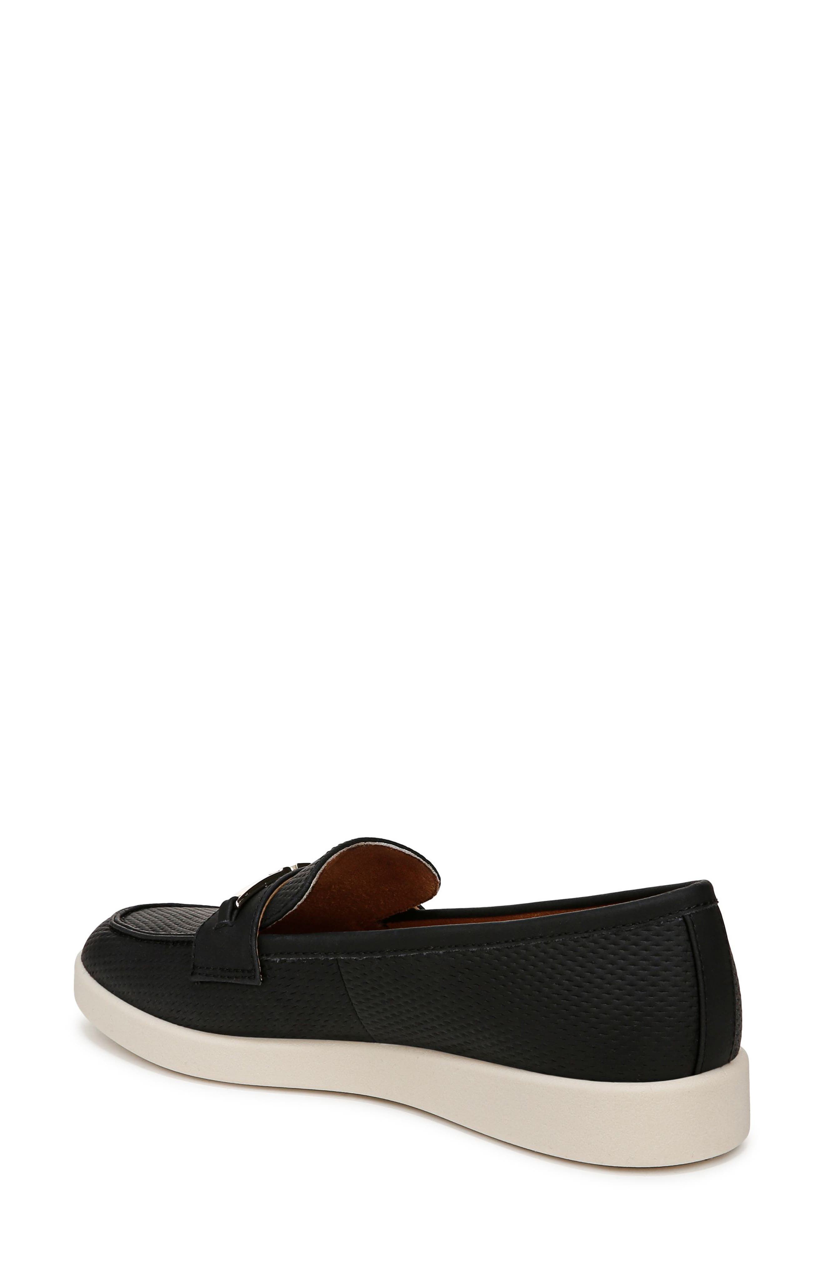 Naturalizer Isla Loafer, Alternate, color, Black Faux Nubuck