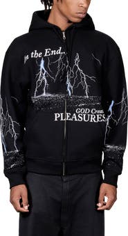 PLEASURES End Times Graphic Zip Hoodie