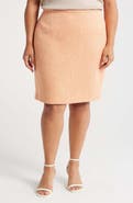 Tahari ASL Summertime Tweed Pencil Skirt