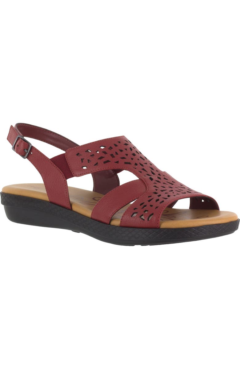 EASY STREET Bolt Sandal, Main, color, Red