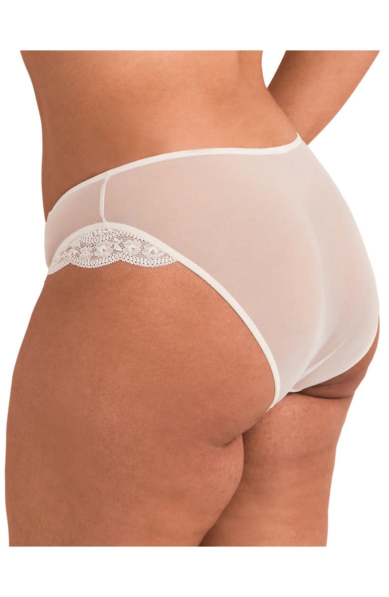 Adore Me Elea Bikini Panties, Alternate, color, White