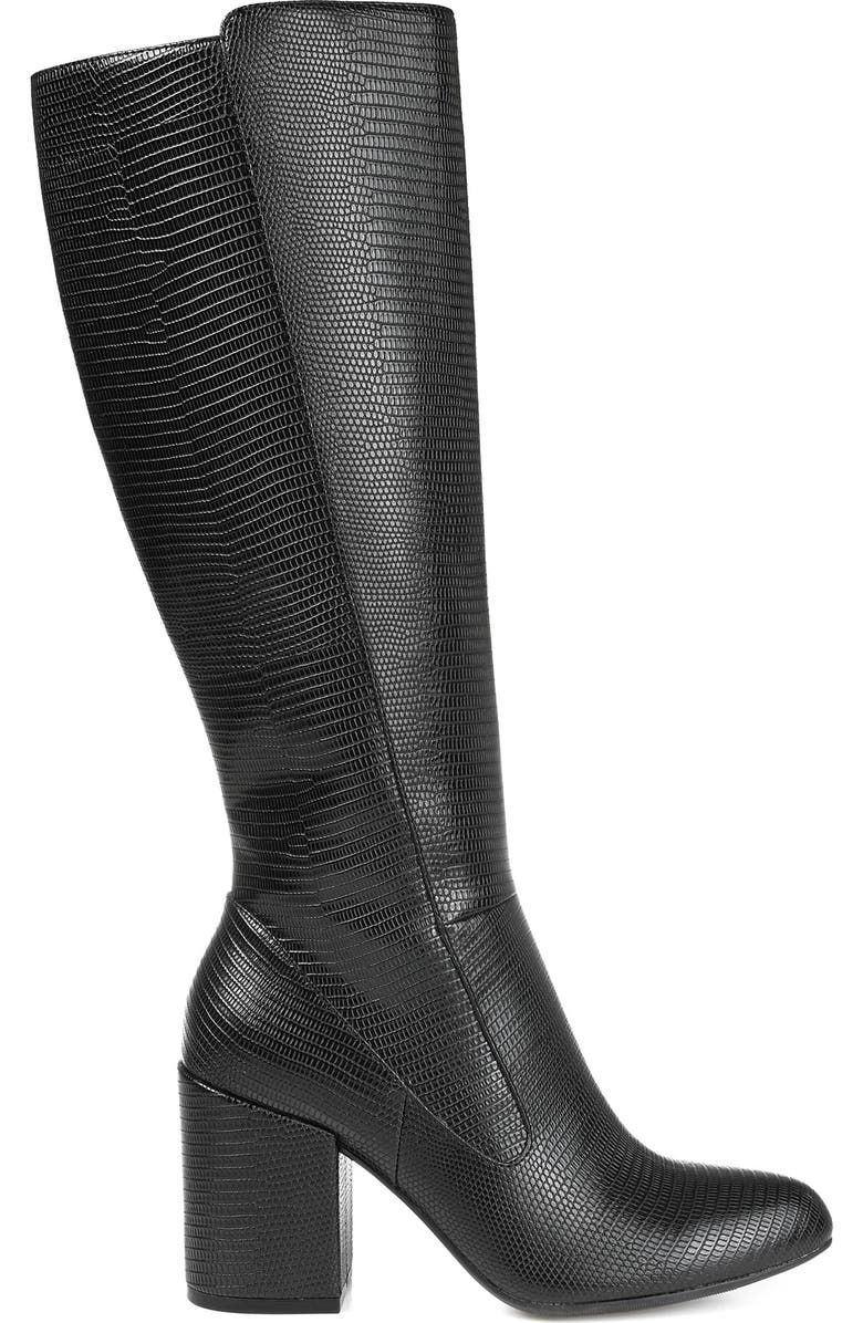 Journee Collection Tavia Faux Fur Lined Tall Boot - Extra Wide Calf, Alternate, color,