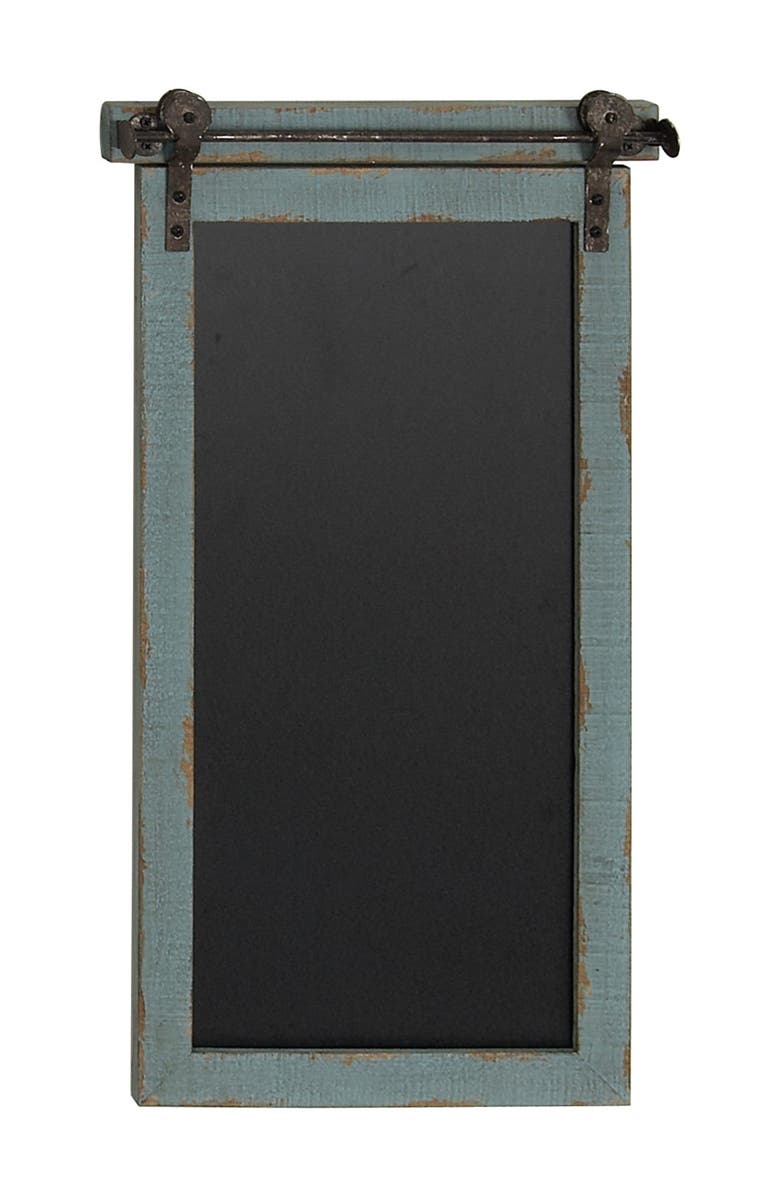 SONOMA SAGE HOME Blue Sign Wall Decor with Chalkboard, Alternate, color, 