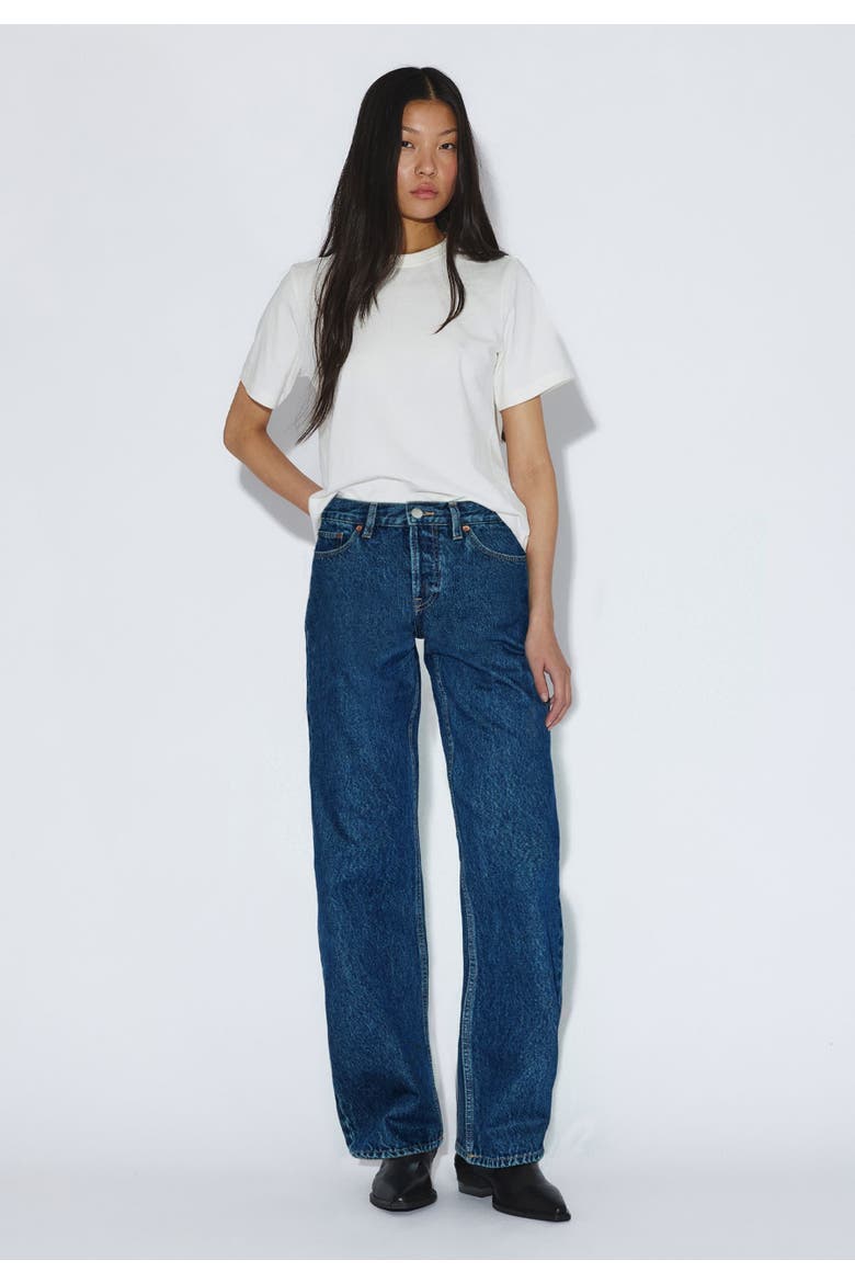 Nika Mid Straight Jeans, Main, color, Stream Dark Retro Vintage