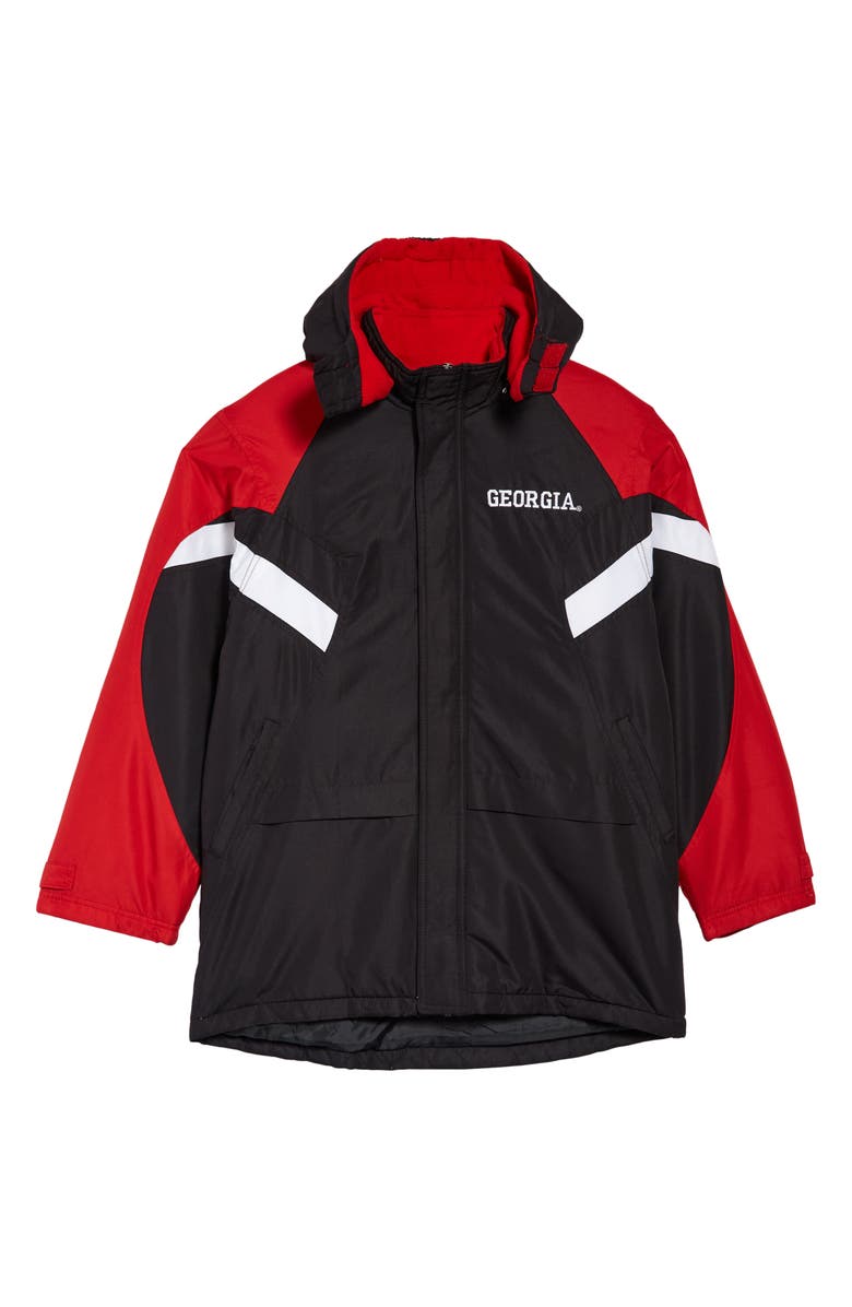 Goodfair Gender Inclusive Secondhand Georgia Bulldogs Jacket, Main, color, 