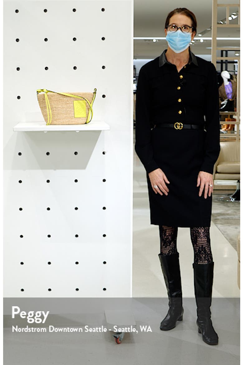 Paula's Ibiza Pochette Raffia & Leather Shoulder Bag video