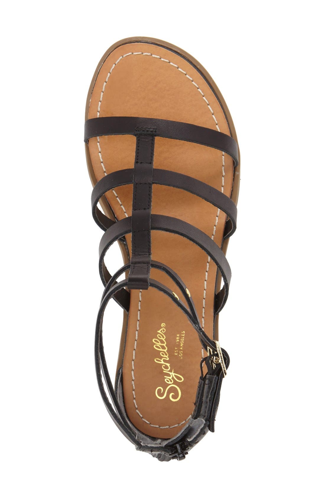 Seychelles 'Peachy' Gladiator Flat Sandal, Alternate, color, 