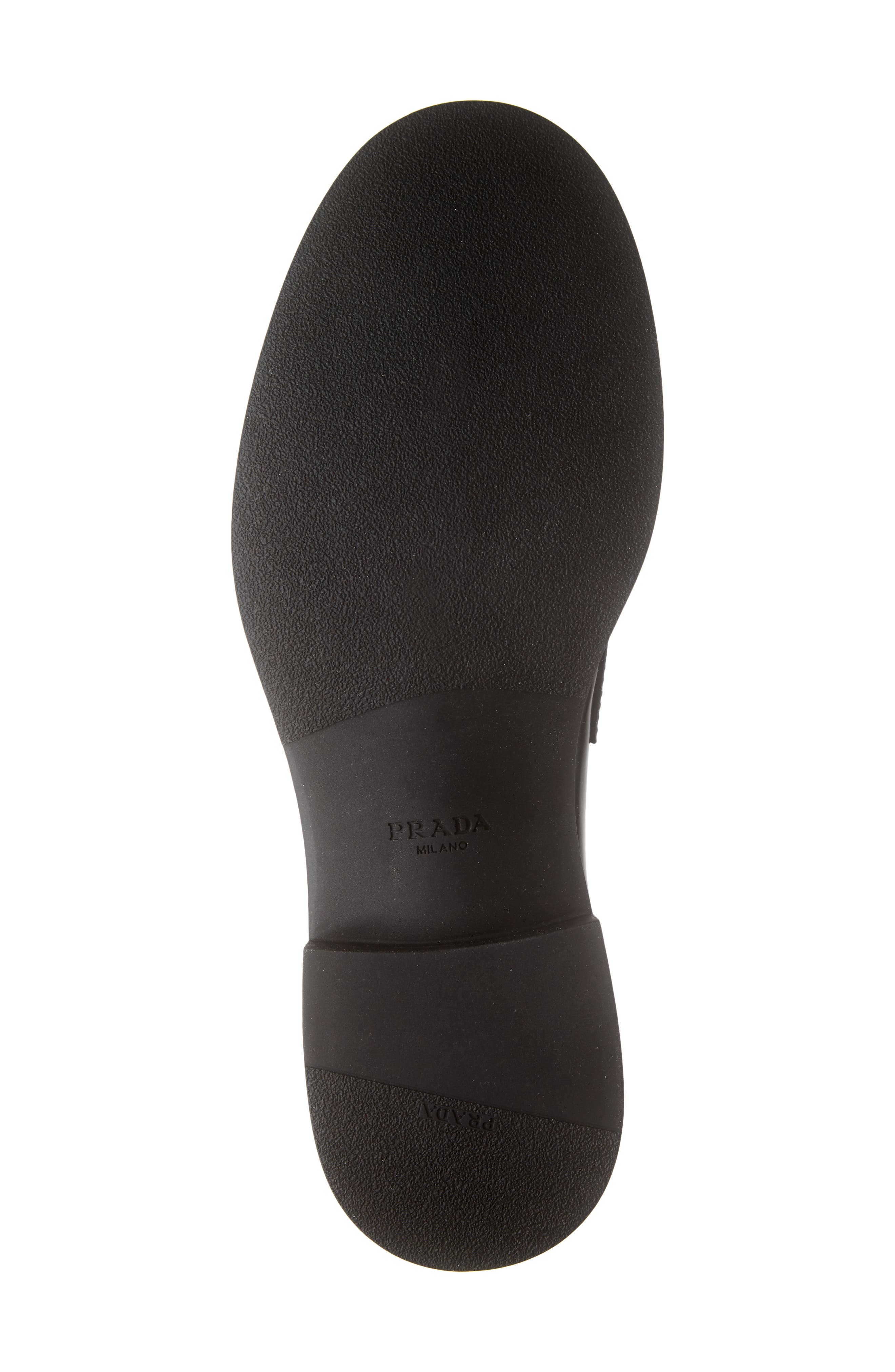 Prada Chocolate Loafer, Alternate, color, Black