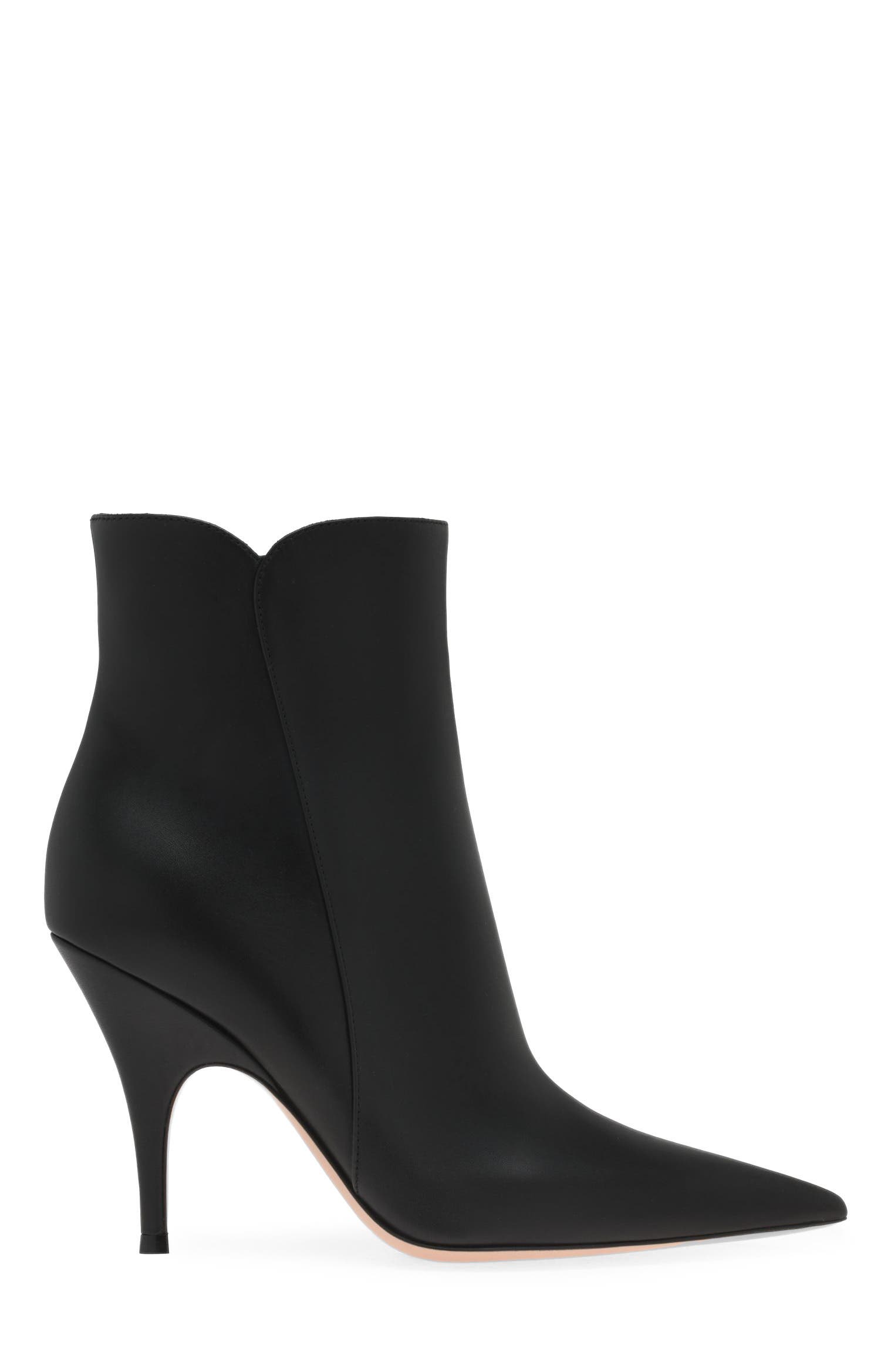 Sofia Bootie, Main, color, Black Calf Leather