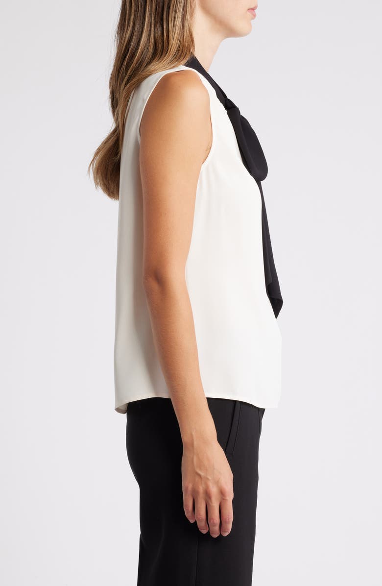 Anne Klein Sleeveless Bow Top, Alternate, color, 
