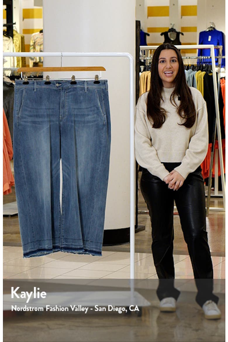 Mona High Waist Ankle Wide Leg Trouser Jeans video