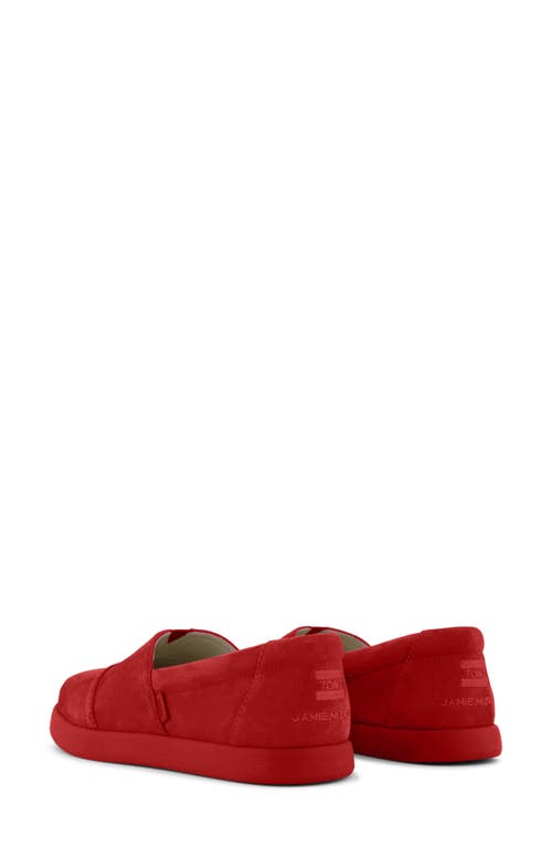 TOMS TOMS X JAMIE MIZRAHI ALP FWD WATER REPELLENT SUEDE SLIP-ON ESPADRILLE