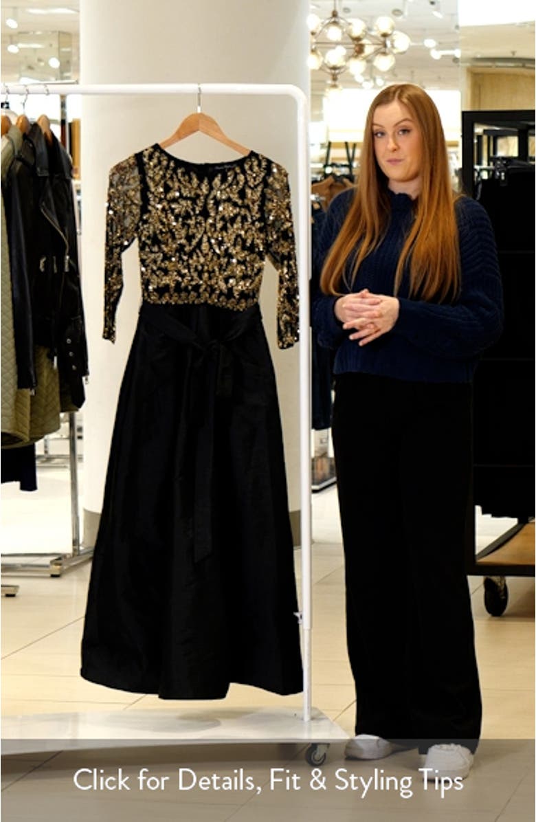 Sequin Bodice Gown, sales video thumbnail