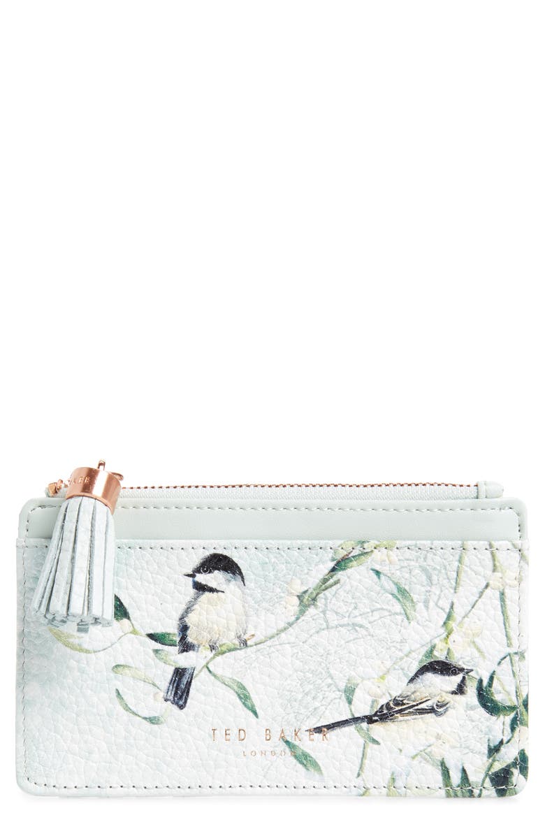 Ted Baker London Katica Leather Card Case, Main, color, 