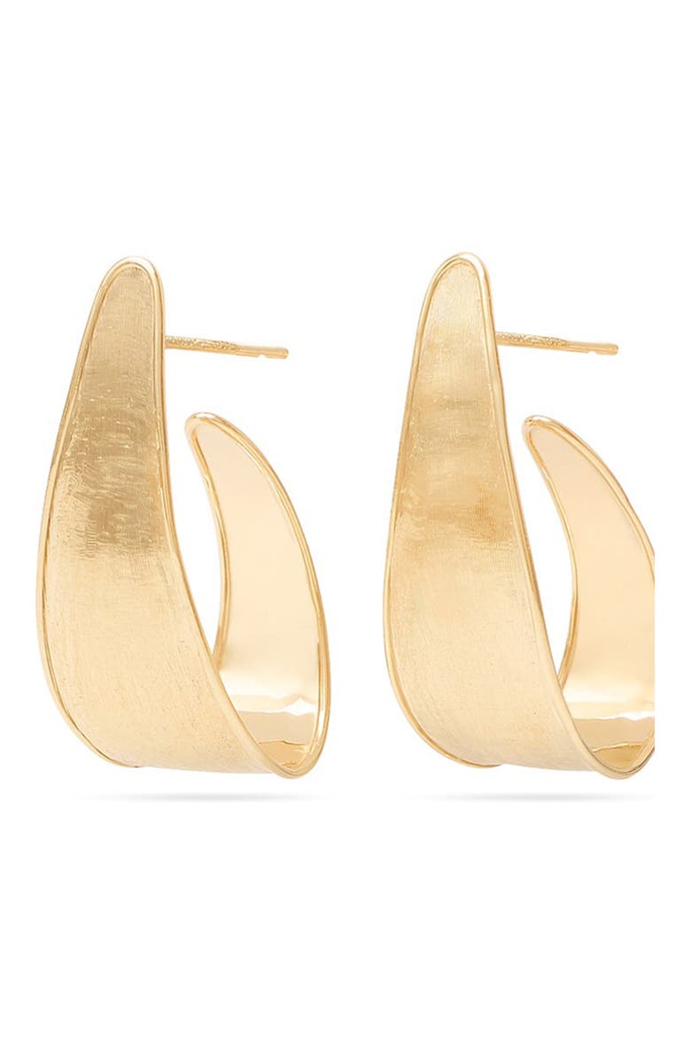 Lunaria Hoop Earrings, Alternate, color, YELLOW GOLD