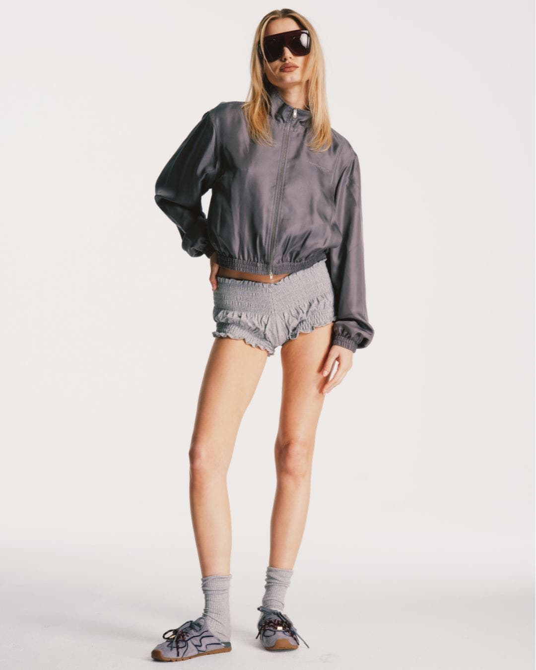 Naked Wolfe Admire Off White Suede, Alternate, color, Grey