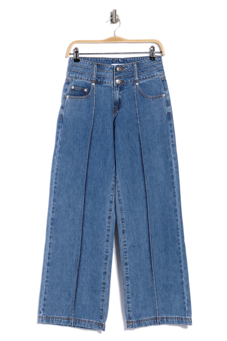 Hannalee Low Rise Wide Leg Jeans, Alternate, color, BLUE