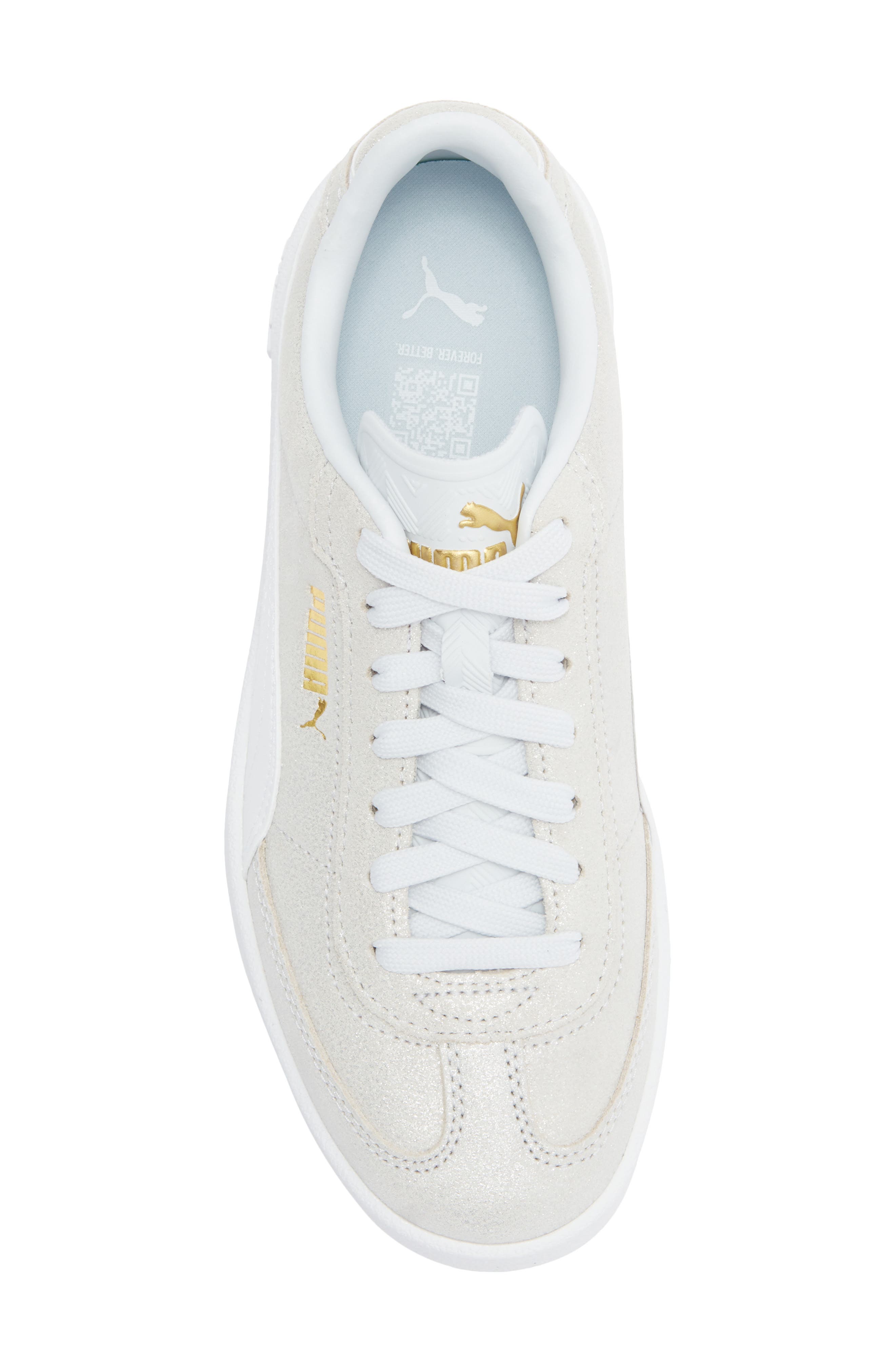 PUMA Club II Era Luminous Sneaker, Alternate, color, Silver Mist/ Puma White/ Gold