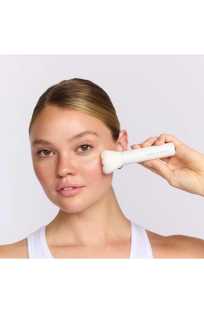 Crickle Daisy Bloom Baby Bloom Powder Brush, Alternate, color, White