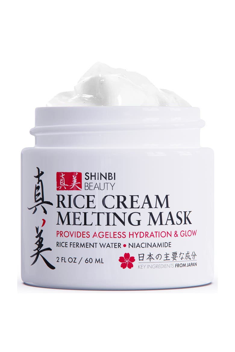 Rice Cream Melting Mask, Main, color, Clear